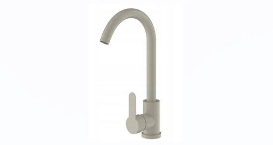 virtuves jaucējkrāns ar U formas snīpi Mono, Bēšs